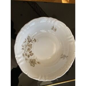 Winterling Bavaria 9" Vegetable‎ Bowl Silver Trim WIG154 Serving Dish